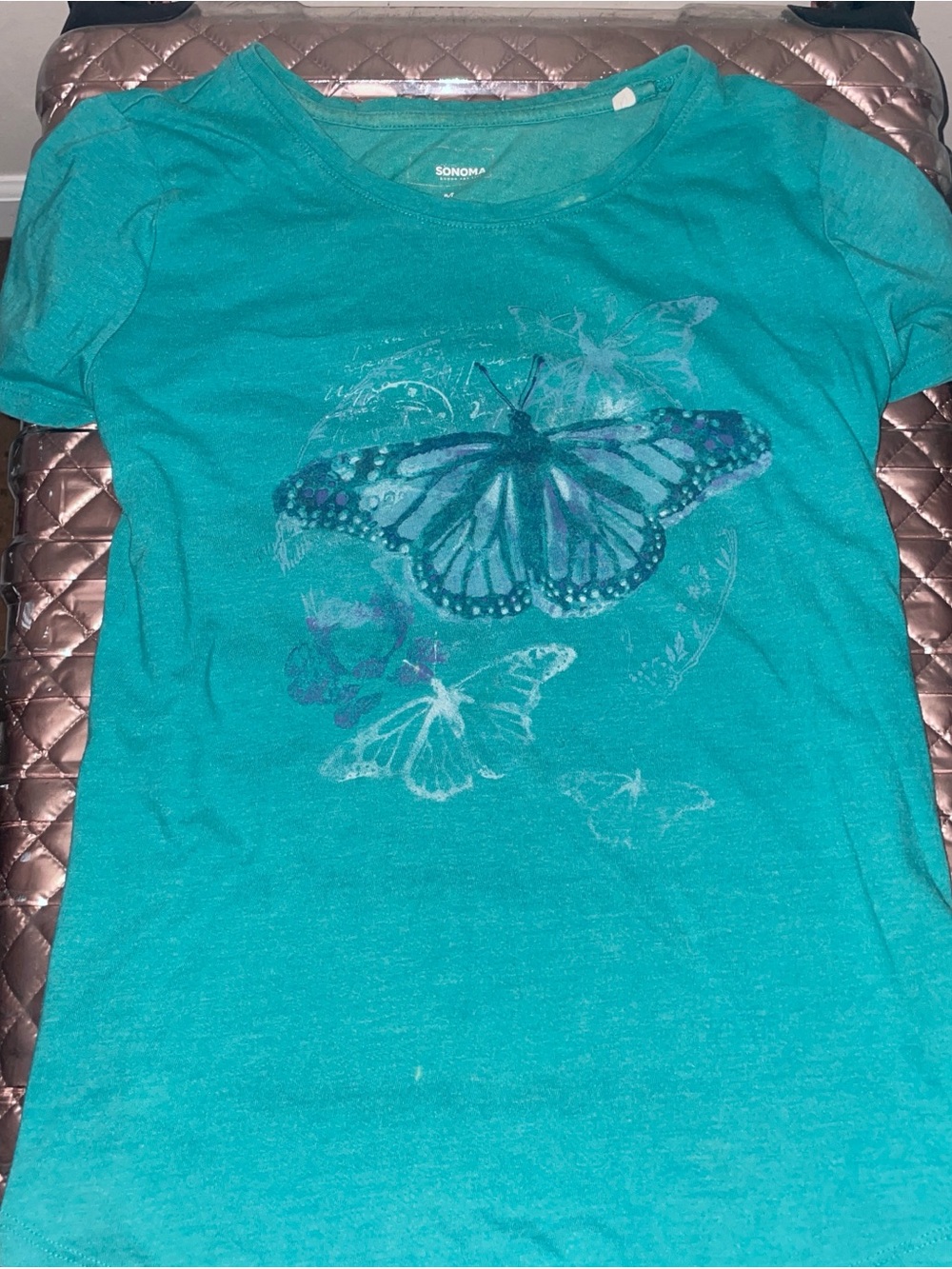 Sonoma Teal Short-Sleeve Crew Neck Tee